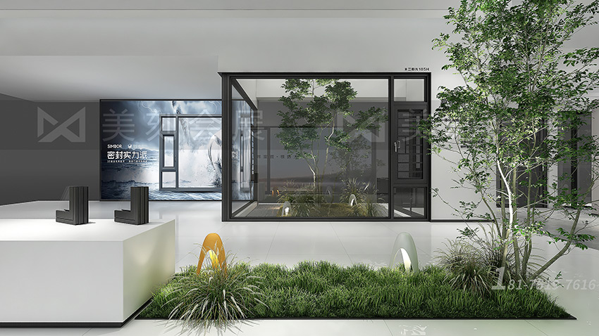 建博會(huì)門窗展臺(tái)設(shè)計(jì)案例